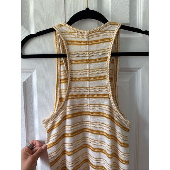 Lou & Grey Small Stripe Crochet Racerback Maxi Dress - Picture 7 of 7